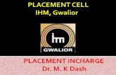 PLACEMENT IN IHM GWALIOR