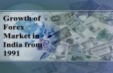 Growth of Forex Market in India From 1991