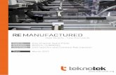 TeknoTek - Re-Manufactured Parts - March 2012