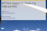 BR Tools Support for Oracle 11g ASM and RAC