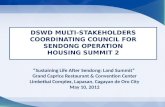 Sendong Housing Summit 2 Presentation