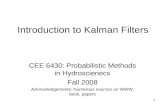 Kalman Filters