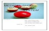 Medical Shop Management System