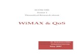 WiMAX & QoS