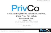 PrivCo Facebook Valuation: May 2012