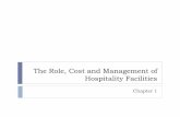 The Role Cost and Management of Hospitality