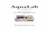 AquaLab 4 Water Activity Meter Manual