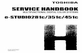 9310414-Toshiba E-Studio281c 351c 451c Service Handbook