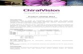 ChiralVision Product List