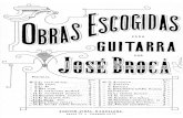 José Broca - El Veloz for guitar - sheet music