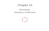 Aromaticity, Reactions of Benzene