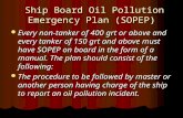 Ship Board Oil Pollution Emergency Plan (SOPEP