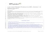 EPCglobal LLRP Ratified Standard 20April 20042007 V1.0