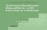 Solving Nonlinear Equations With Newton's Method (C.T. Kelley)