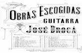 José Brocá - Andante for guitar - sheet music