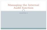Managing the Internal Audit Function - Comp