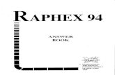 Raphex 94 Answer Book