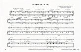 Syndicate Piano sheets