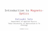 79249730 Introduction to Magneto Optics
