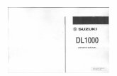Suzuki DL1000 K8 Owners Manual