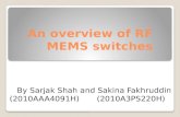 An Overview of RF MEMS Switches