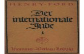 Ford, Henry - Der Internationale Jude - 1. Band (11. Auflage 1922, 204 S., Scan, Fraktur)
