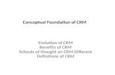CRM Conceptual Foundation