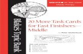 Middle Fast Finishers TaskCards