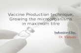 Vaccine Production Techniques