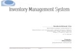 Inventory Management System Report