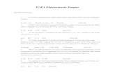 ICICI Placement Paper
