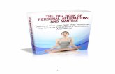 The Big Book of Personal Affirmations and Mantras