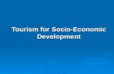 Tourism for Socio Economic Development