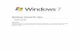 Windows Virtual PC Tips