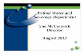 DWSD Restructuring Presentation - August 8, 2012