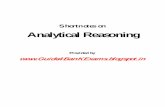 Short Notes on Analytical Reasoning