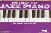 Intro to Jazz Piano by Mark Harrison