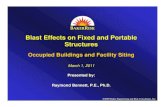 Blast and Eplosion Effects on Fixed and Portable Structures - Raymond Bennett