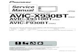 PIONEER AVIC X930BT Service Manual en