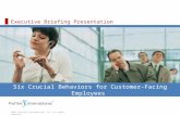 6 Crucial Behaviors For Customer Facing Employees