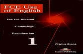 Fce use of english 1 v. evans (student and teacher books)