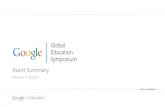 Google global edu symposium   summary external
