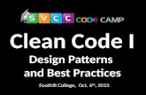 Clean Code - Design Patterns and Best Practices at Silicon Valley Code Camp