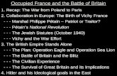 Lecture 5 - Occupied France and Battle of Britain
