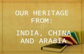 The philippine heritage from india, china, and arabia
