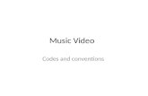 Music video codes and conventions