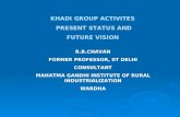 Khadi status future vision sept 20, 2007
