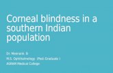 Corneal blindness in a southern indian population [autosaved]