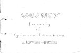 VARNEY Family of Gloucestershire c.1793-1953