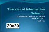 Theories of Information Behavior